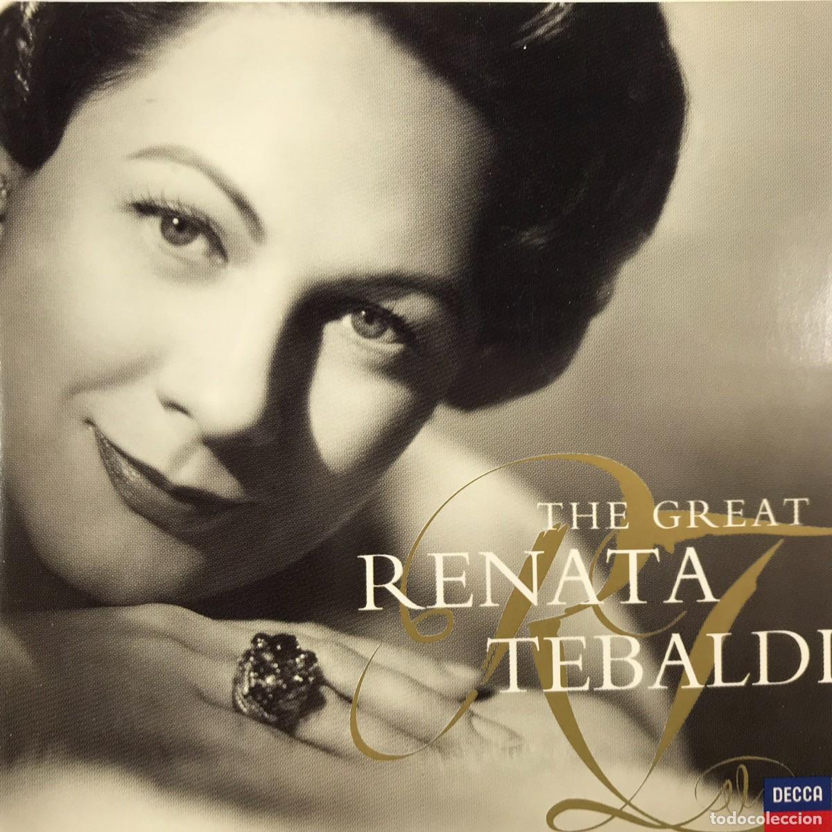 CDs de m&uacute;sica: Renata Tebaldi ● The Great Renata Tebaldi ● 2 x CD, Compilation - Foto 1