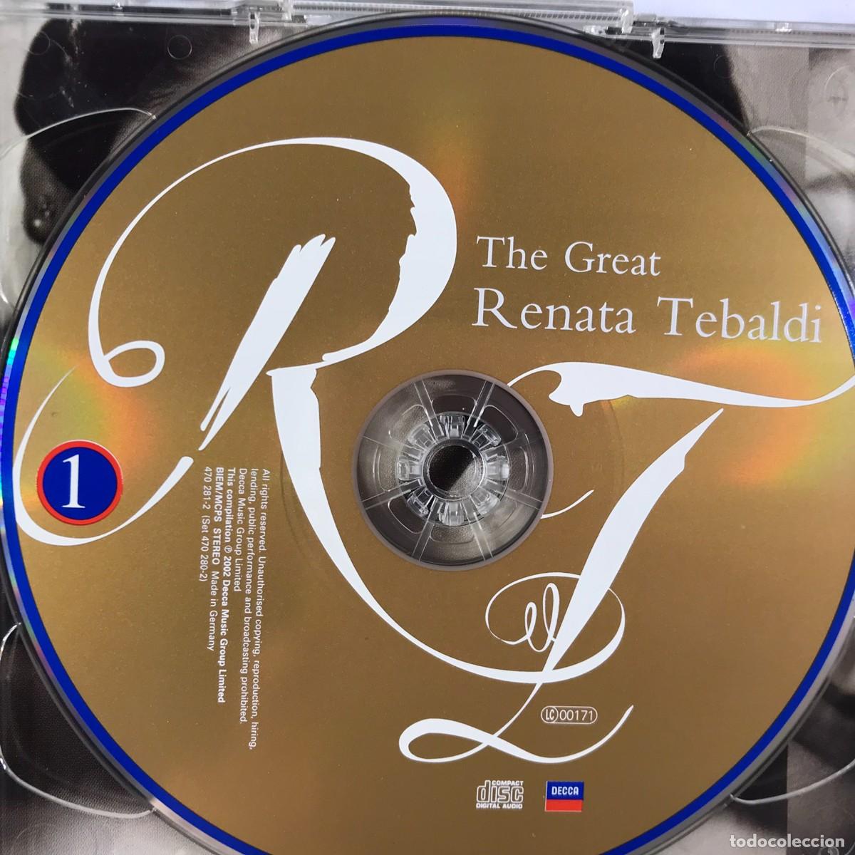 CDs de m&uacute;sica: Renata Tebaldi ● The Great Renata Tebaldi ● 2 x CD, Compilation - Foto 3