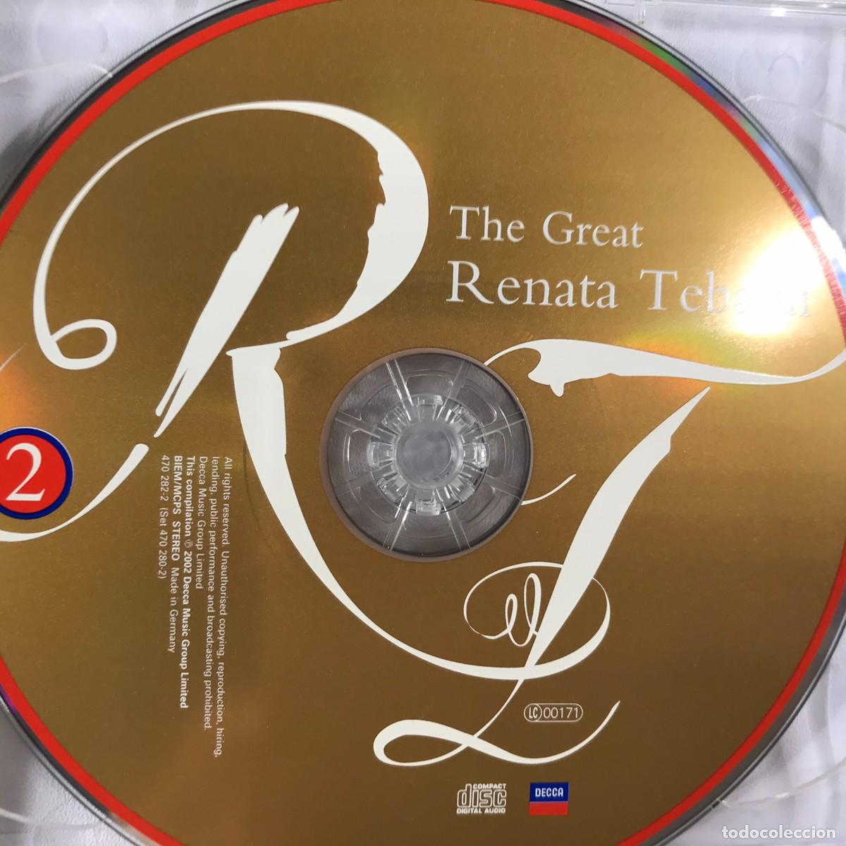 CDs de m&uacute;sica: Renata Tebaldi ● The Great Renata Tebaldi ● 2 x CD, Compilation - Foto 5
