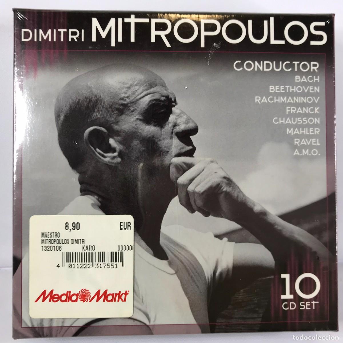 CDs de m&uacute;sica: Dimitri Mitropoulos ● Maestro-Wallet Box (Various) ● 10 x CD BOX Compilation - Foto 1