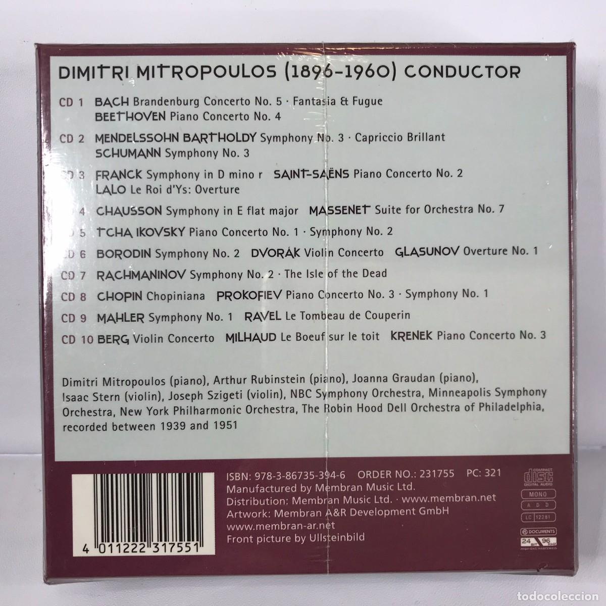 CDs de m&uacute;sica: Dimitri Mitropoulos ● Maestro-Wallet Box (Various) ● 10 x CD BOX Compilation - Foto 3