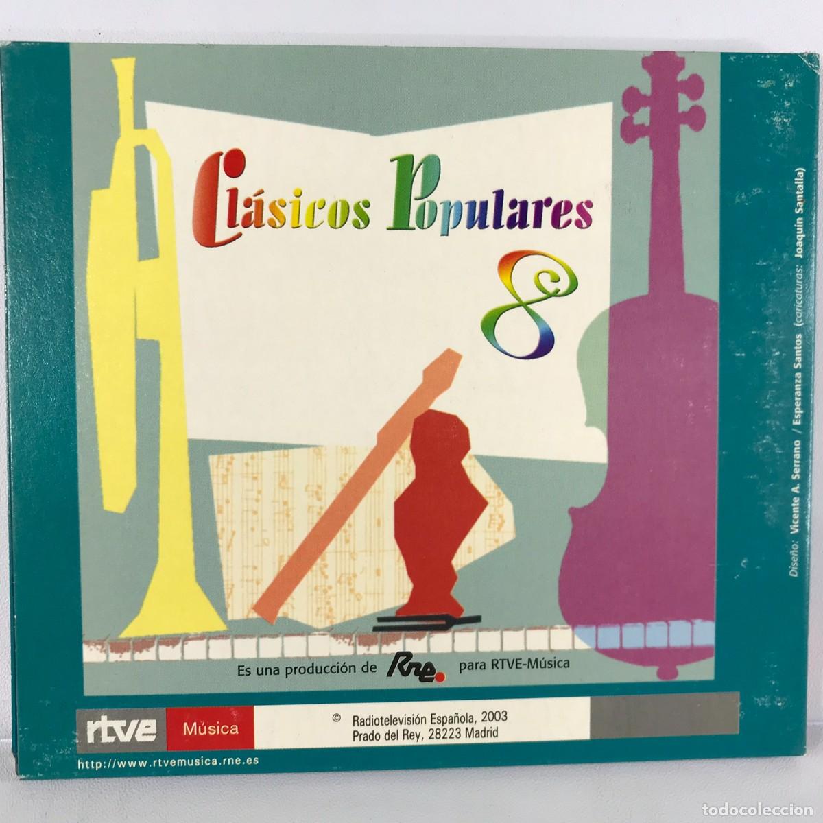 CDs de m&uacute;sica: Various ● Clasicos Populares 8 ● CD SPAIN 2003 - Foto 3