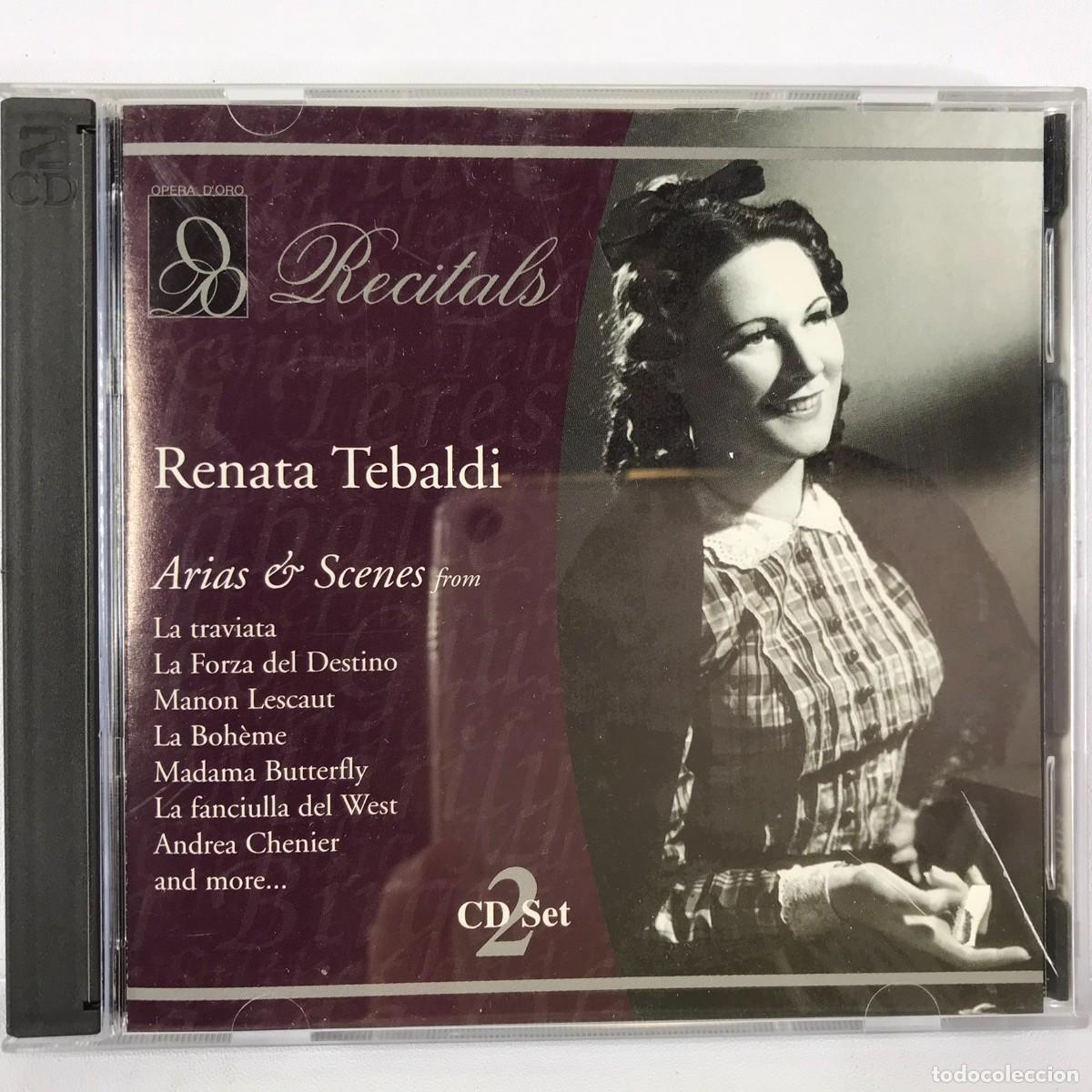 CDs de m&uacute;sica: Renata Tebaldi ● Arias & Scenes ● 2 x CD, Compilation - Foto 1