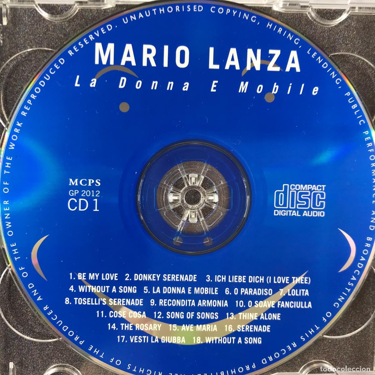 CDs de m&uacute;sica: Mario Lanza ● La Donna E Mobile ● 2 x CD 2012 - Foto 2