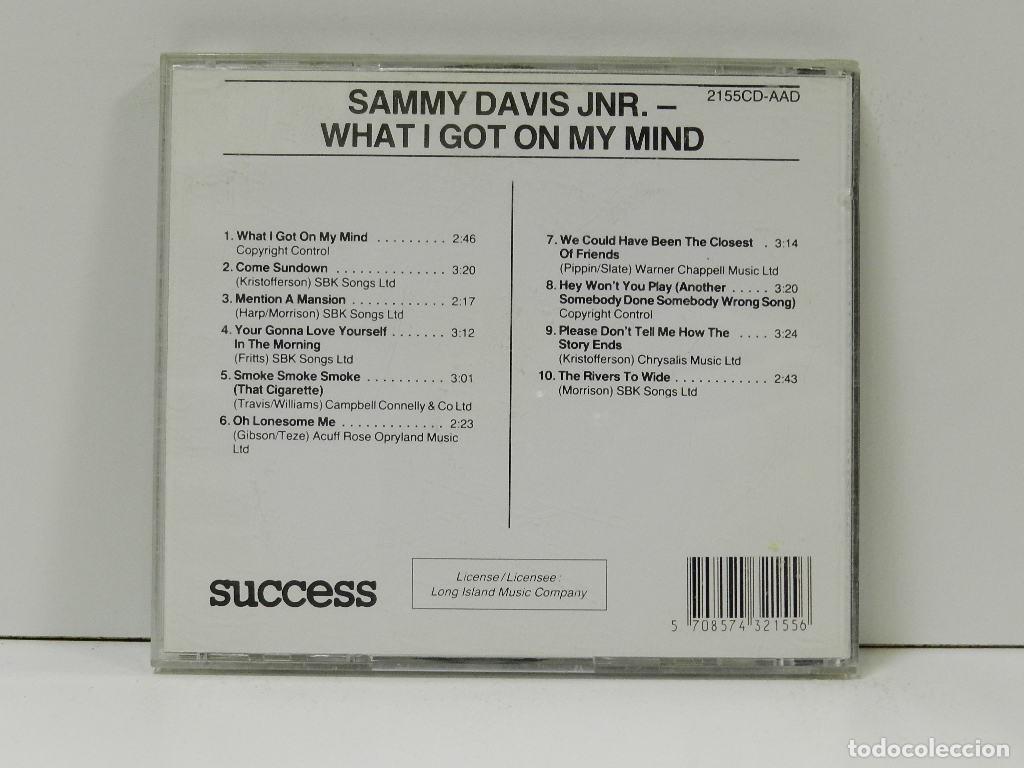 CDs de m&uacute;sica: DISCO CD. Sammy Davis Jr. &ndash; What I Got On My Mind. COMPACT DISC. - Foto 2