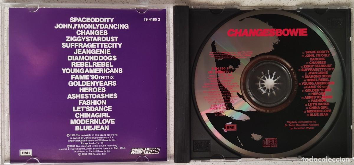 CDs de m&uacute;sica: DAVID BOWIE - CHANGESBOWIE (CD) 1990 - 18 TEMAS - Foto 2