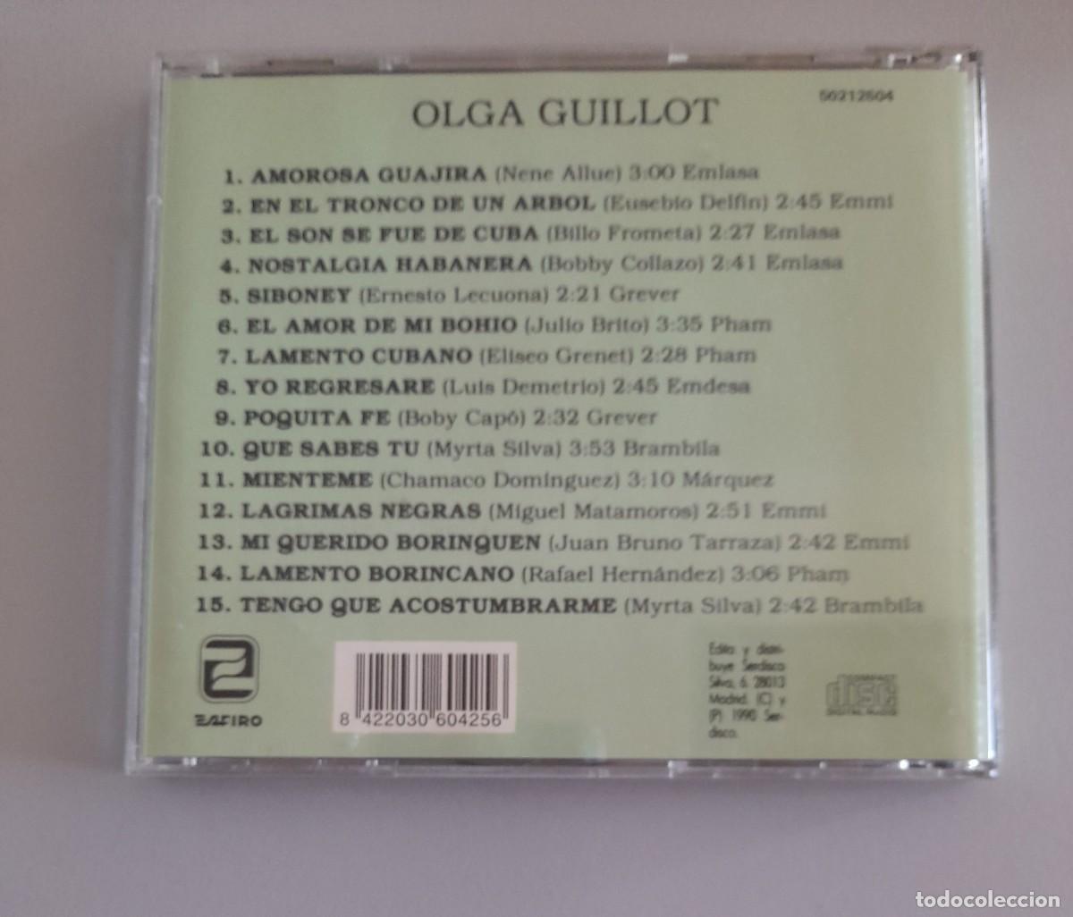 CDs de m&uacute;sica: OLGA GUILLOT - Foto 2