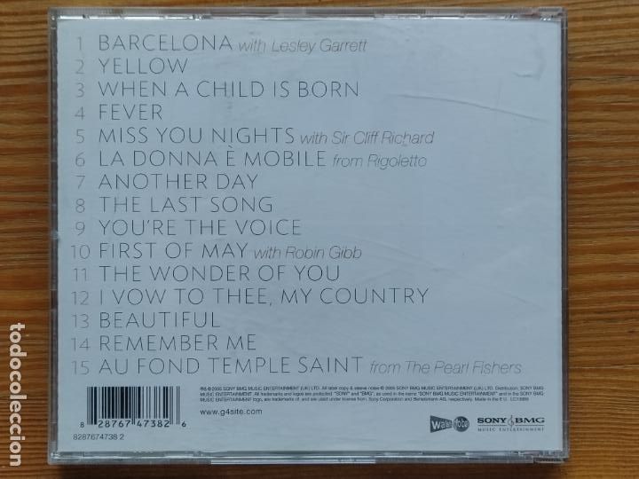 CDs de m&uacute;sica: CD G4 & FRIENDS (017) - Foto 2