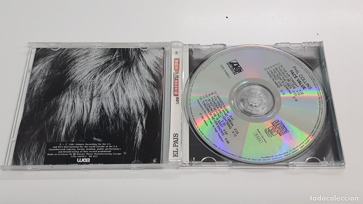 CDs de m&uacute;sica: CD PHIL COLLINS - FACE VALUE - ED. ES - 1981 - Foto 2