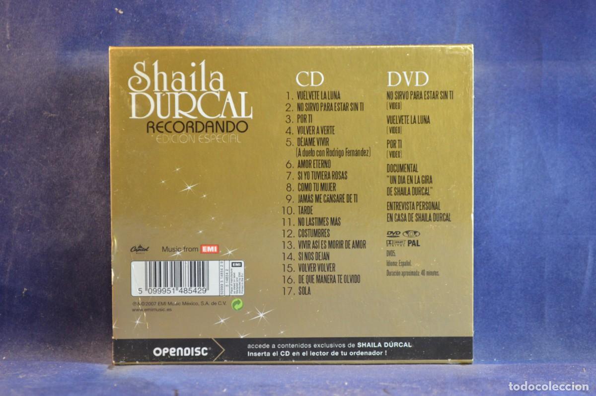 CDs de m&uacute;sica: SHAILA D&Uacute;RCAL - RECORDANDO - CD + DVD - Foto 2