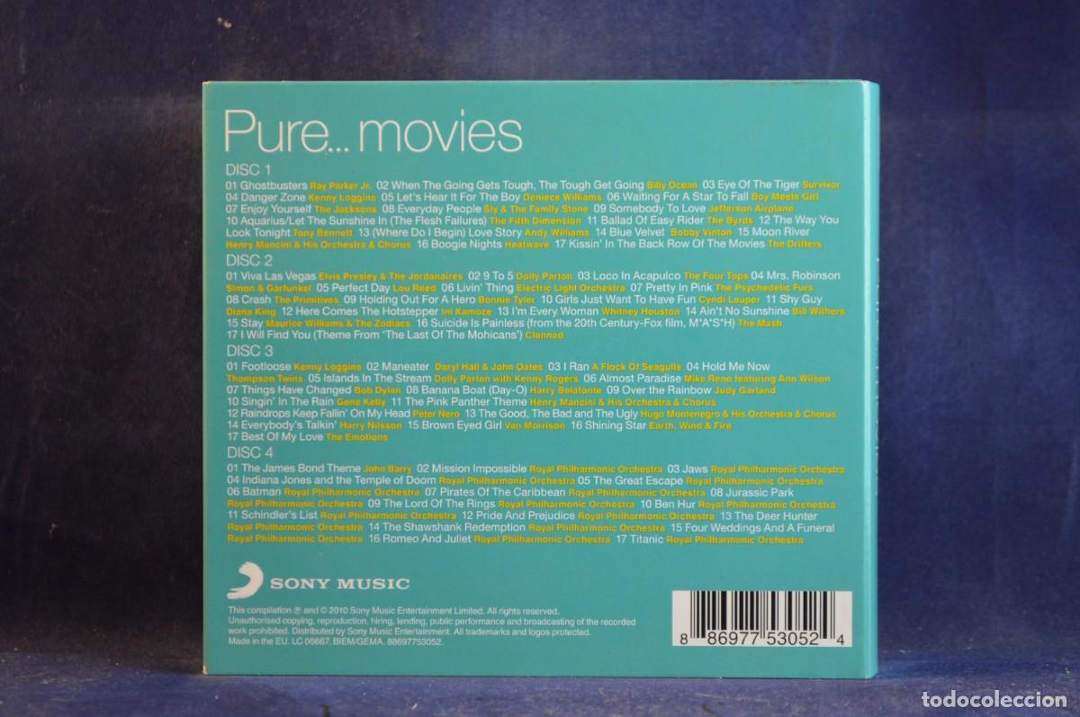 CDs de m&uacute;sica: VARIOUS - PURE... MOVIES - 4 CD - Foto 2