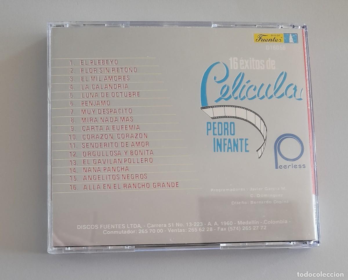 CDs de m&uacute;sica: PEDRO INFANTE, 16 EXITOS DE PELICULA - CD - Foto 2