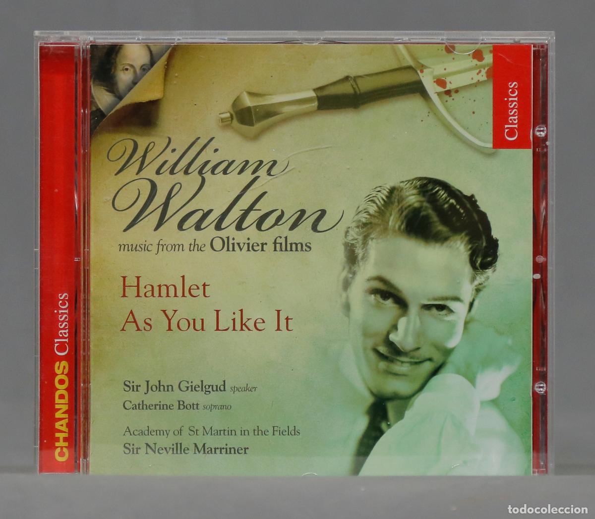 CDs de m&uacute;sica: CD. Hamlet & As You Like It. WILLIAM WALTON - Foto 1