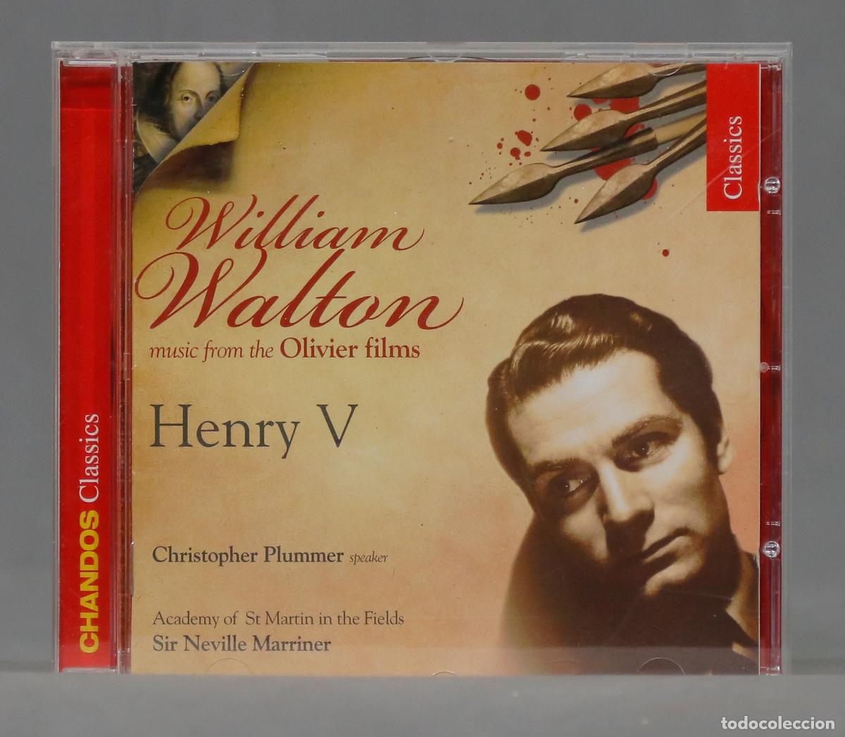 CDs de m&uacute;sica: CD. Henry V. MARRINER. WALTON - Foto 1