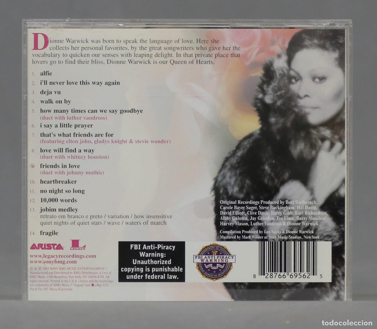CDs de m&uacute;sica: CD. Love Songs. WARWICK - Foto 2