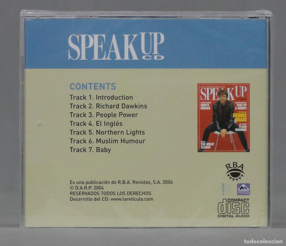 CDs de m&uacute;sica: CD. SPEAK UP. DENNIS QUAID. PRECINTADO - Foto 2