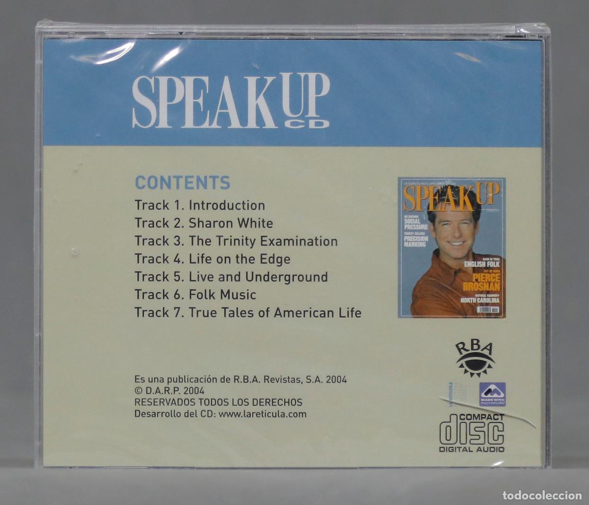 CDs de m&uacute;sica: CD. SPEAK UP. PIERCE BROSNAN. PRECINTADO - Foto 2