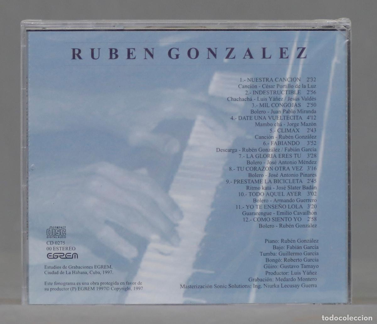 CDs de m&uacute;sica: CD. Ruben Gonzalez &ndash; Indestructible. PRECINTADO - Foto 2