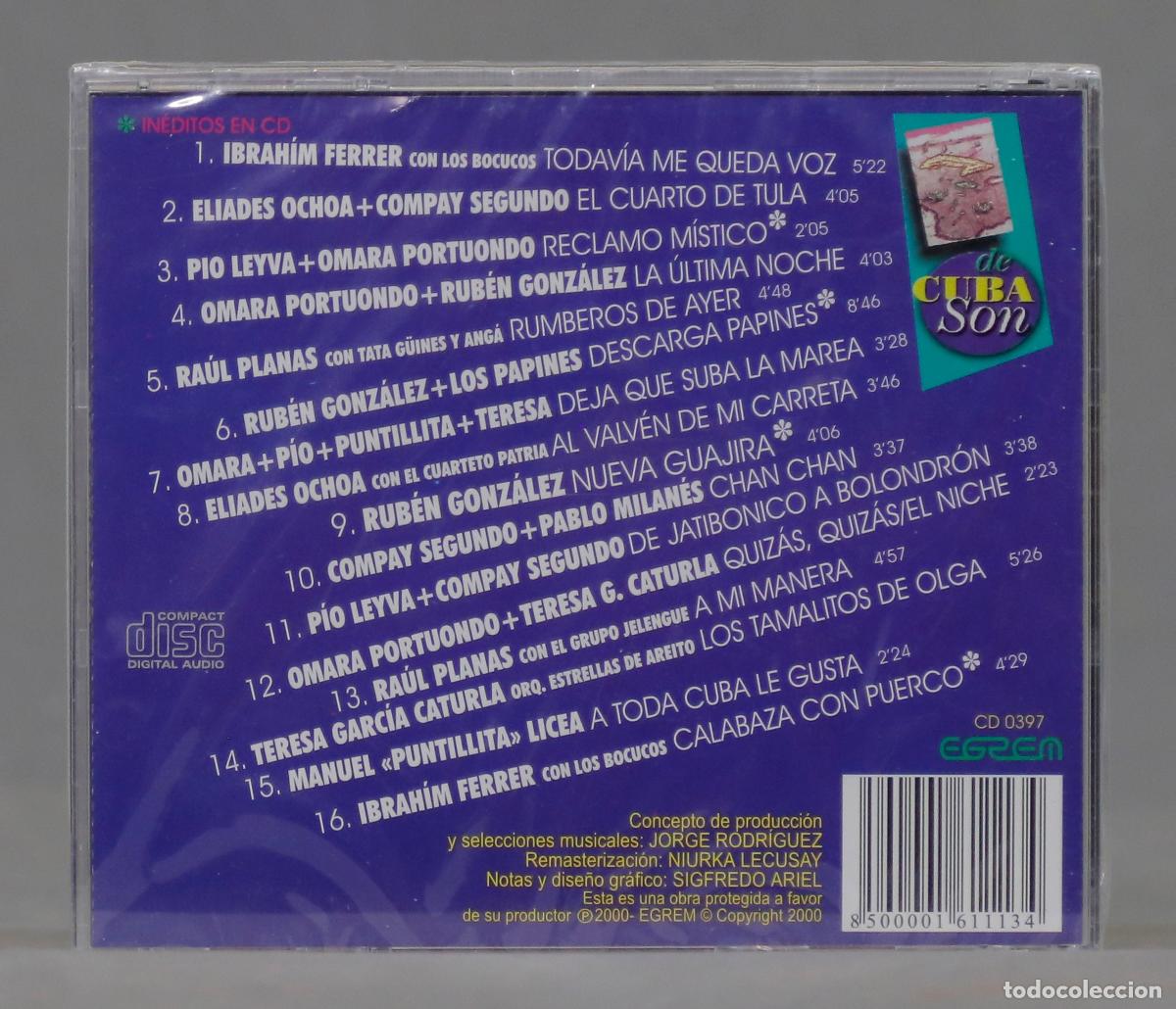 CDs de m&uacute;sica: CD. De Cuba Son. PRECINTADO - Foto 2