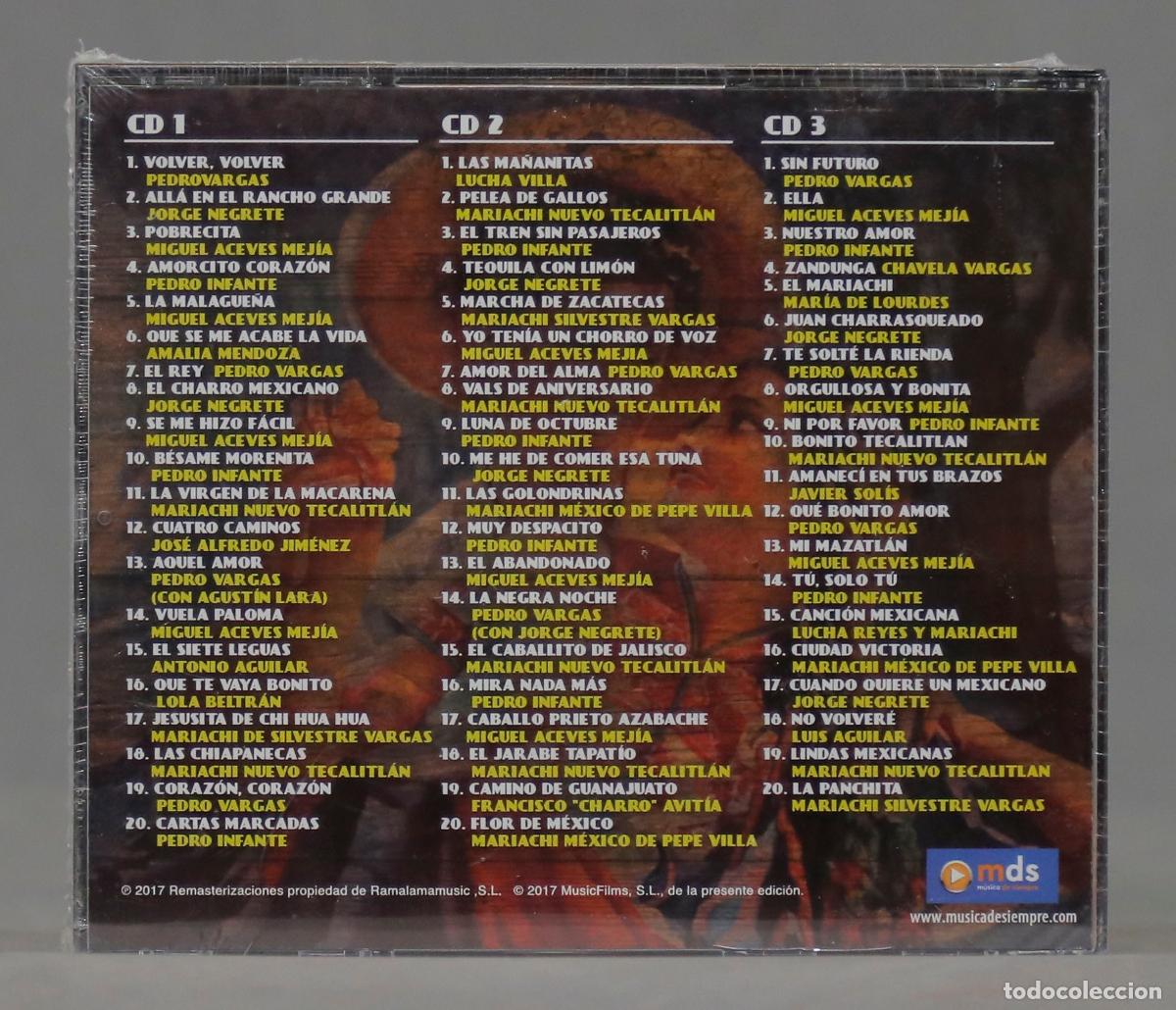 CDs de m&uacute;sica: 3 CD. MEXICO. LINDO Y QUERIDO. VOL.2 PRECINTADO - Foto 2