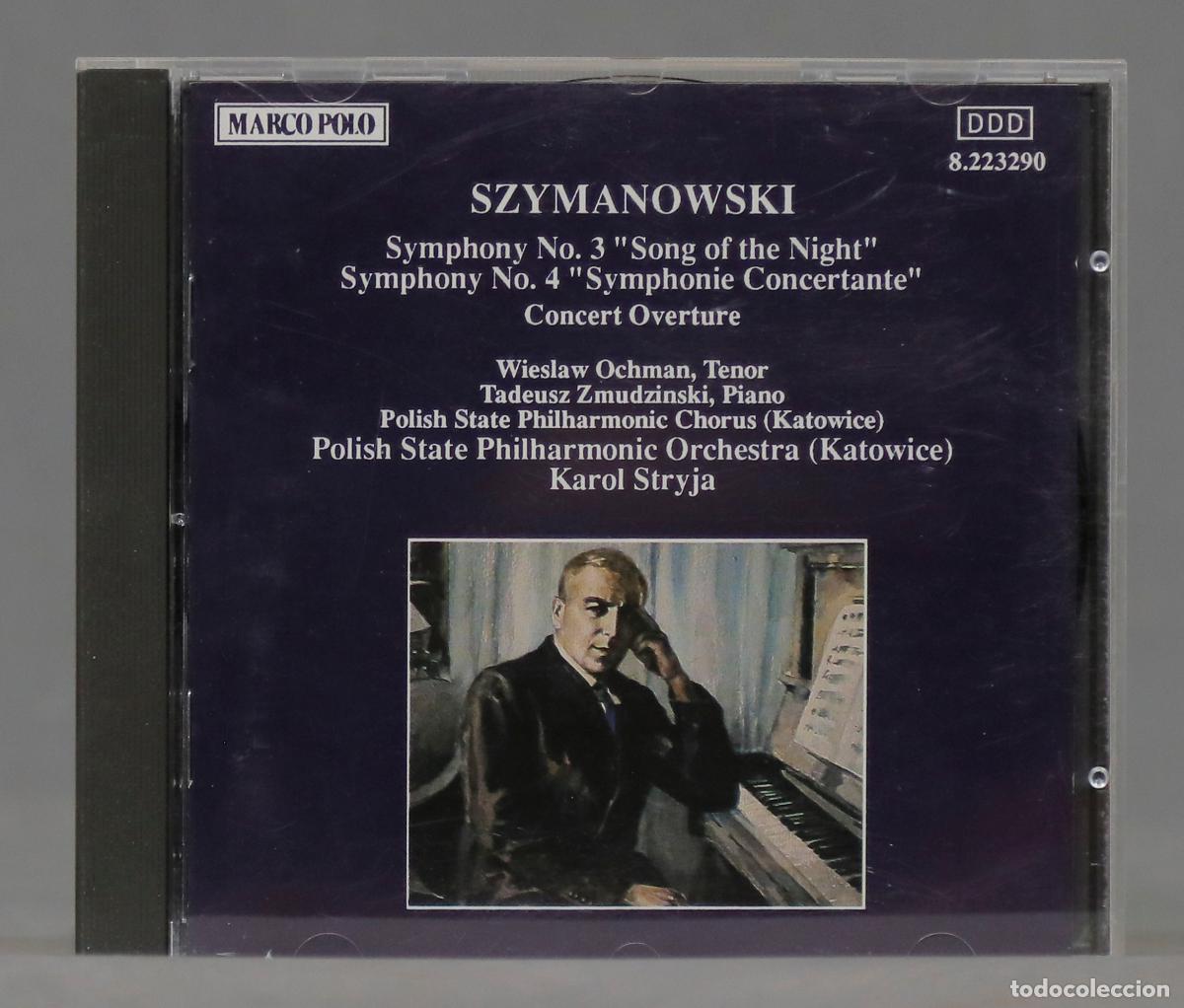 CDs de m&uacute;sica: CD. Stryja &ndash; Symphony No. 3 Y 4. Szymanowski - Foto 1