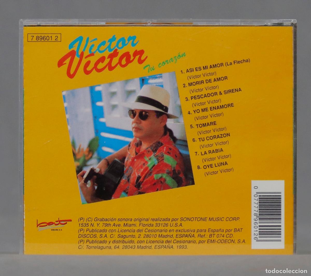 CDs de m&uacute;sica: CD. Victor Victor &ndash; Tu Coraz&oacute;n - Foto 2