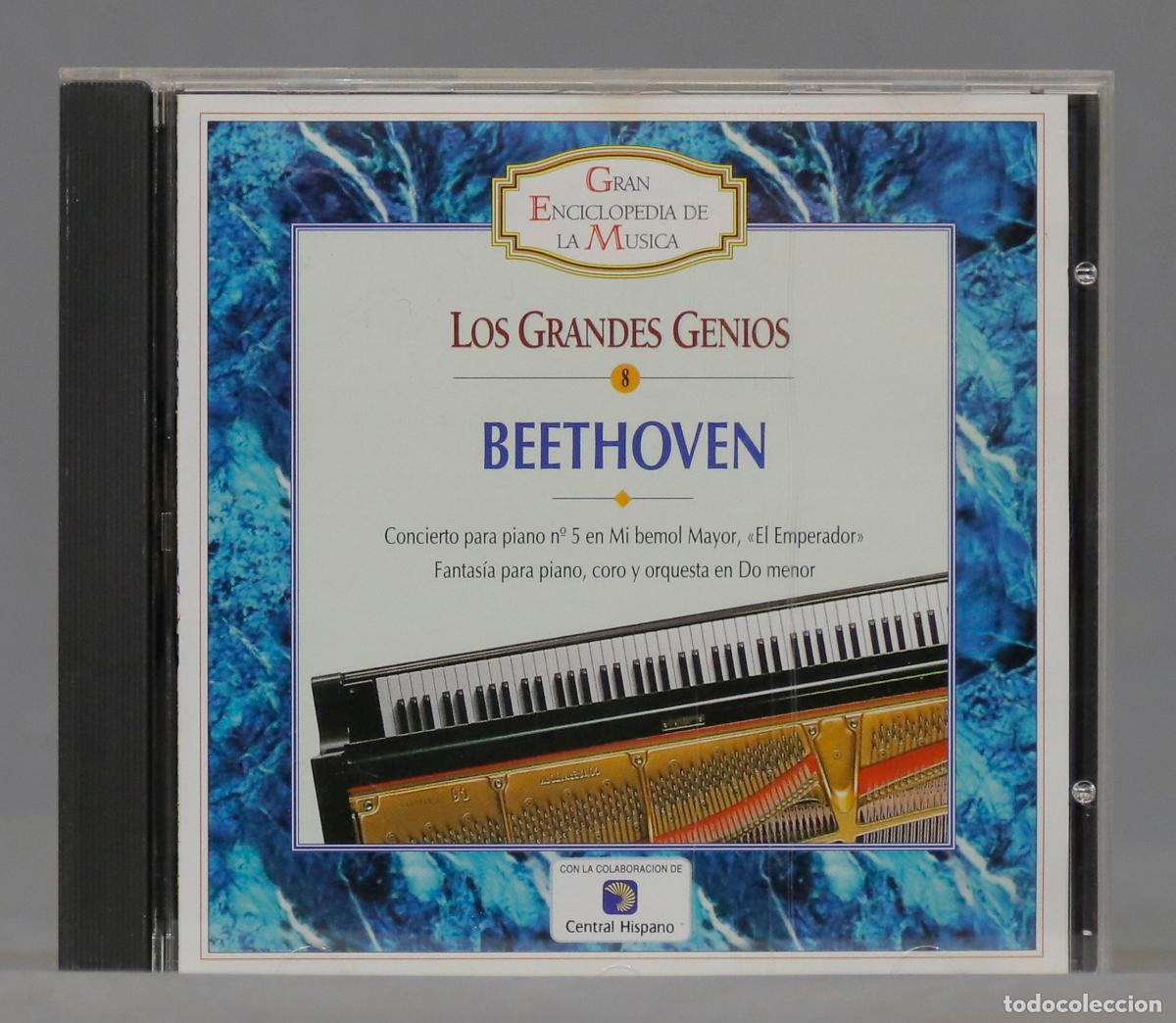 CDs de m&uacute;sica: CD. LOS GRANDES GENIOS. BEETHOVEN - Foto 1