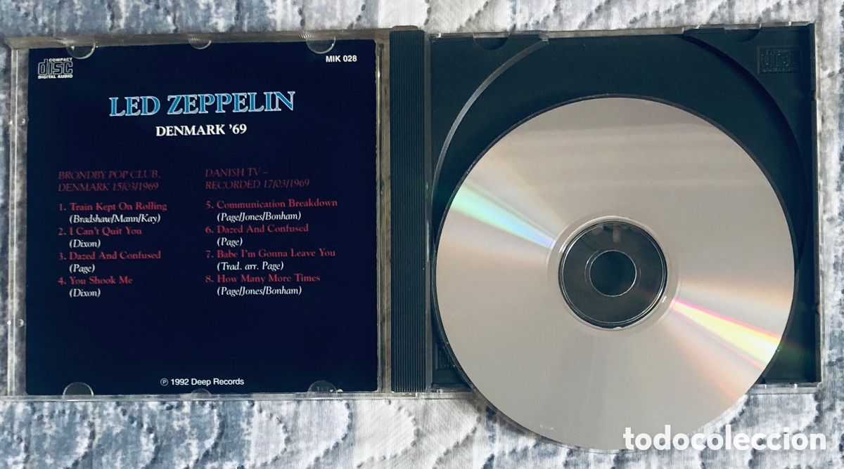 CDs de m&uacute;sica: Led Zeppelin: Denmark 1969 - Foto 3