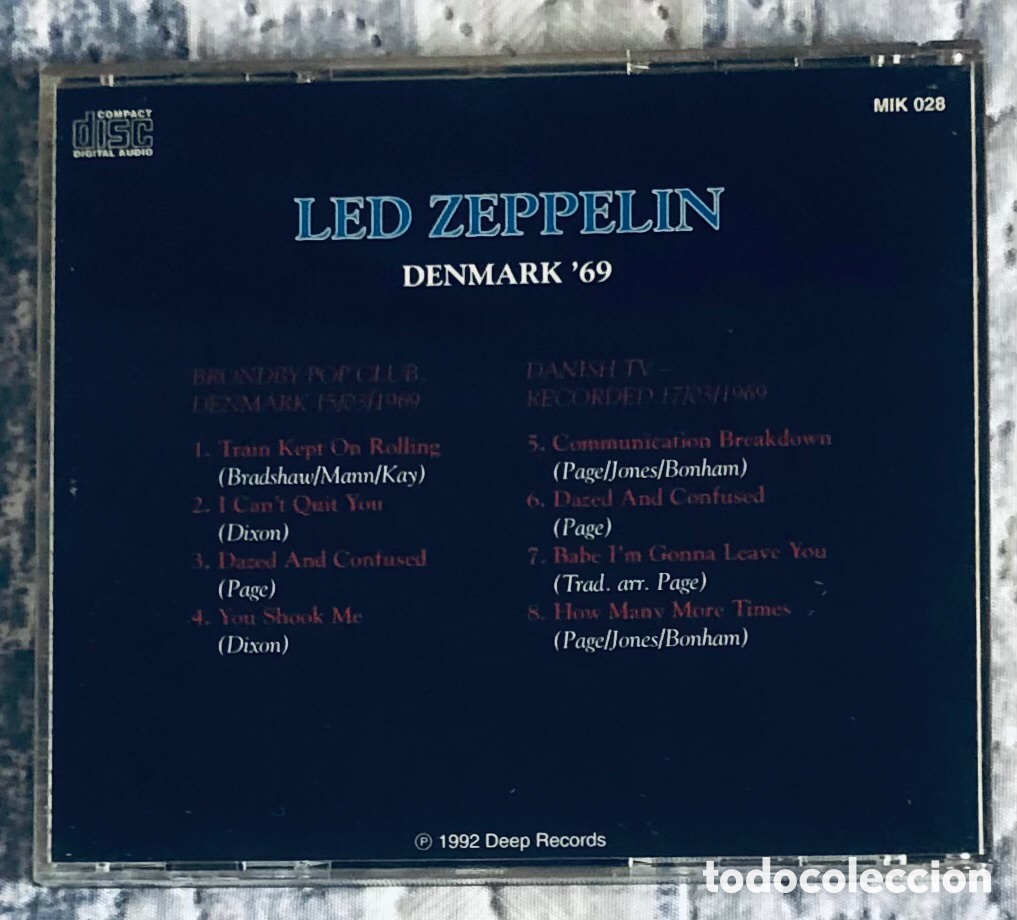CDs de m&uacute;sica: Led Zeppelin: Denmark 1969 - Foto 4