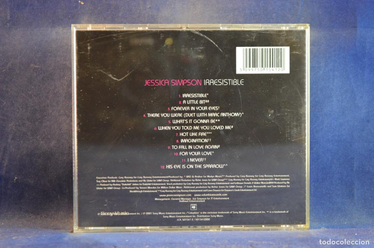 CDs de m&uacute;sica: JESSICA SIMPSON - IRRESISTIBLE - CD - Foto 2