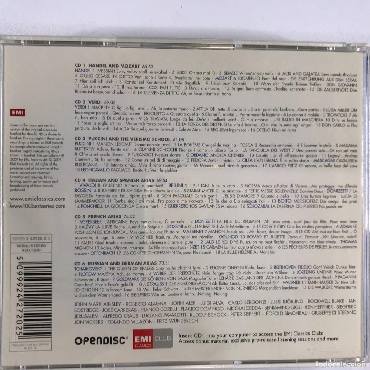 CDs de m&uacute;sica: 100 Best ● Tenor Arias ● 6 x CD, Compilation Box Set, Compilation - Foto 6