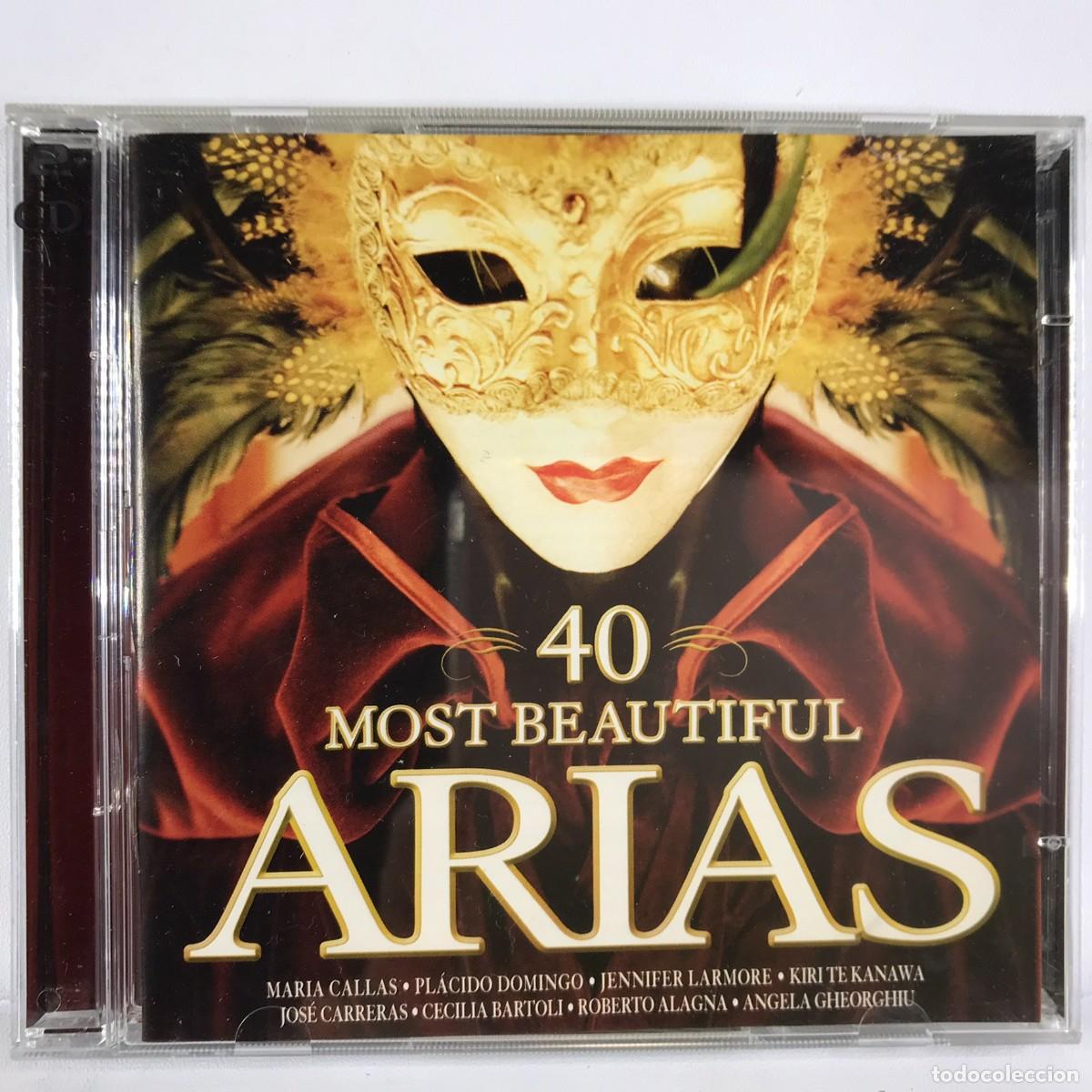 CDs de m&uacute;sica: Various ● 40 Most Beautiful Arias ● 2 x CD, Compilation - Foto 1