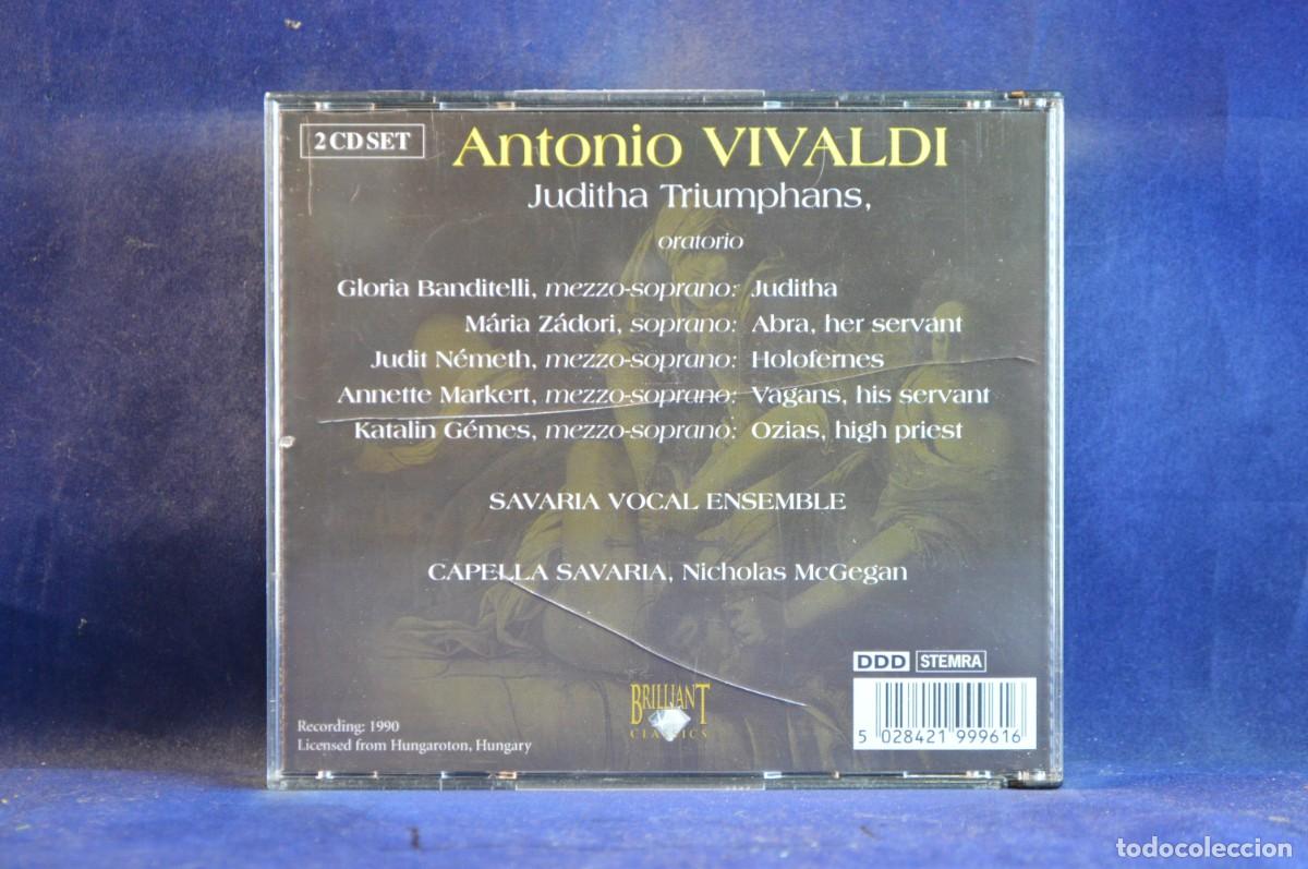 CDs de m&uacute;sica: VIVALDI - JUDITHA TRIUMPHANS, ORATORIO - 2 CD - Foto 2