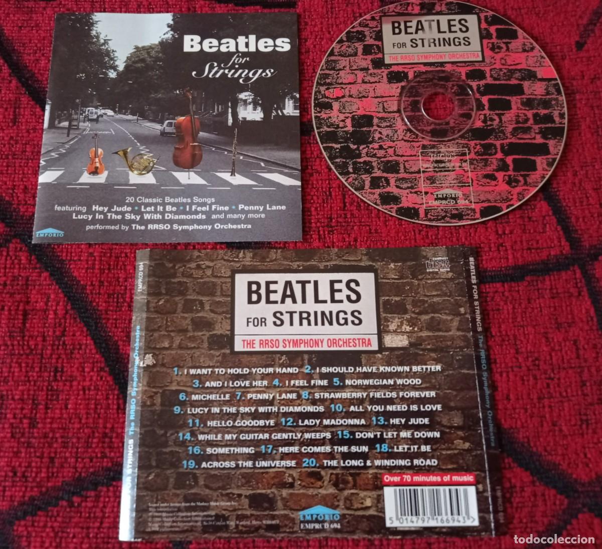 CDs de m&uacute;sica: THE RRSO SYMPHONY ORCHESTRA ** Beatles For Strings ** CD ORIGINAL 1996
