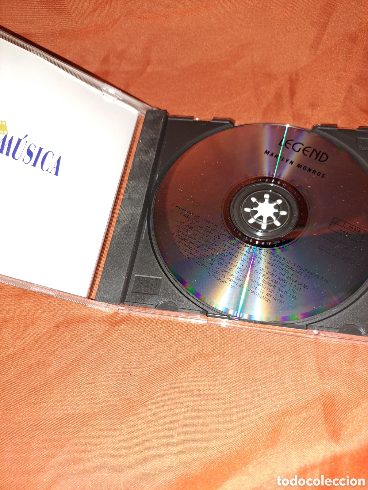 CDs de m&uacute;sica: CD MARILYN MONROE, CNE MAN&Iacute;A, LEGEND. 1993 - Foto 2