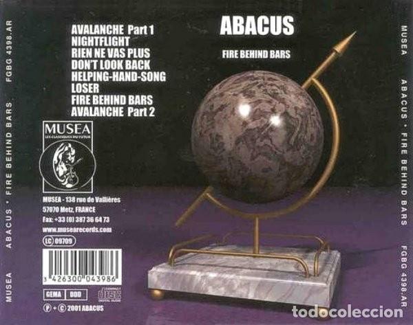 CDs de m&uacute;sica: Abacus &ndash; Fire Behind Bars - Foto 2