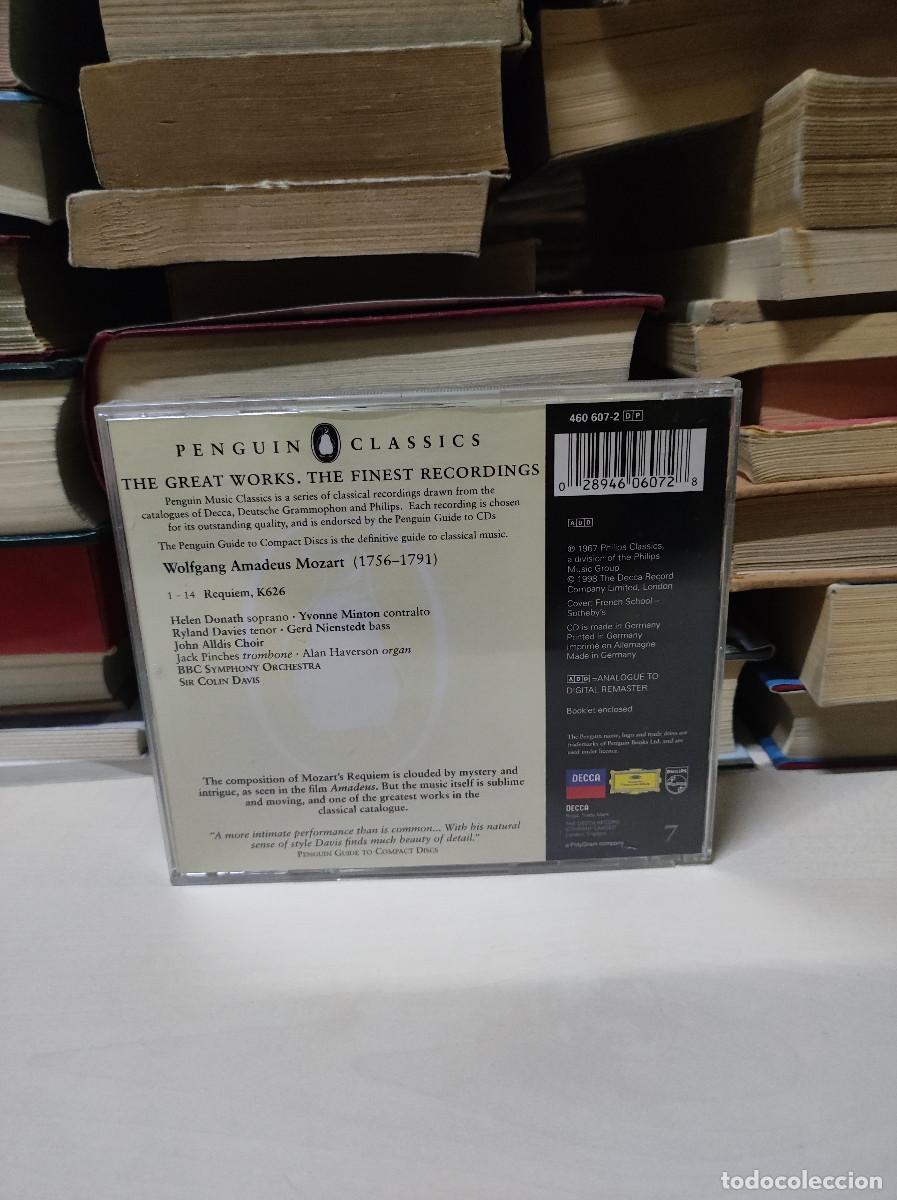 CDs de m&uacute;sica: MOZART SIR COLIN DAVIS - Foto 2