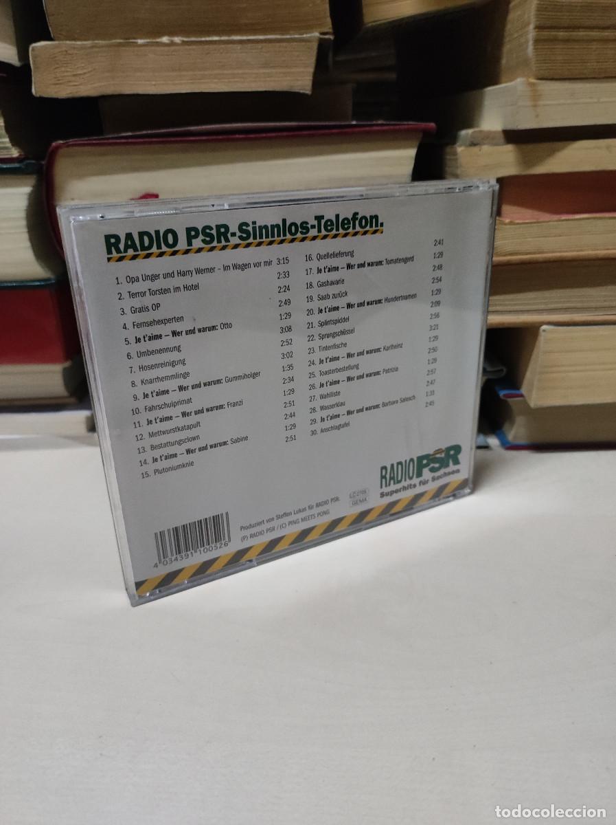 CDs de m&uacute;sica: RADIO PSR- SINNLOS-TELEFON - Foto 2