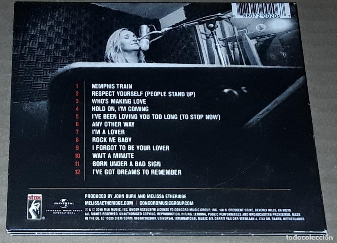 CDs de m&uacute;sica: CD - MELISSA ETHERIDGE - MEMPHIS ROCK AND SOUL - DIGIPACK - Foto 3