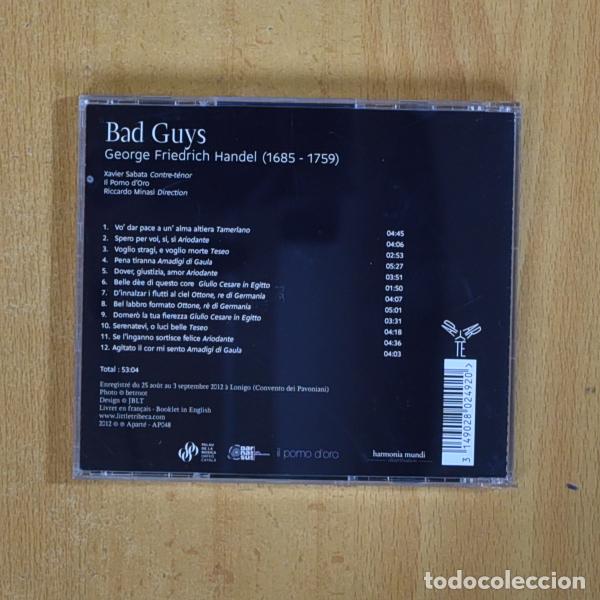 CDs de m&uacute;sica: HANDEL - BAD GUYS - CD - Foto 2