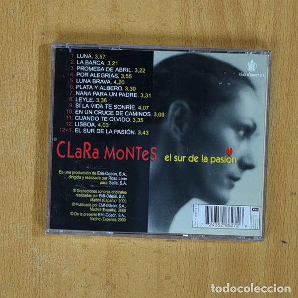 CDs de m&uacute;sica: CLARA MONTES - EL SUR DE LA PASION - CD - Foto 2