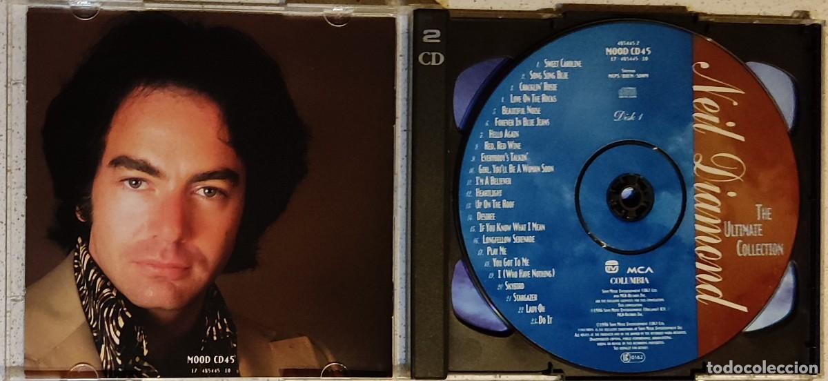 CDs de m&uacute;sica: NEIL DIAMOND - THE ULTIMATE COLLECTION (2 CD) 1996 - Foto 2