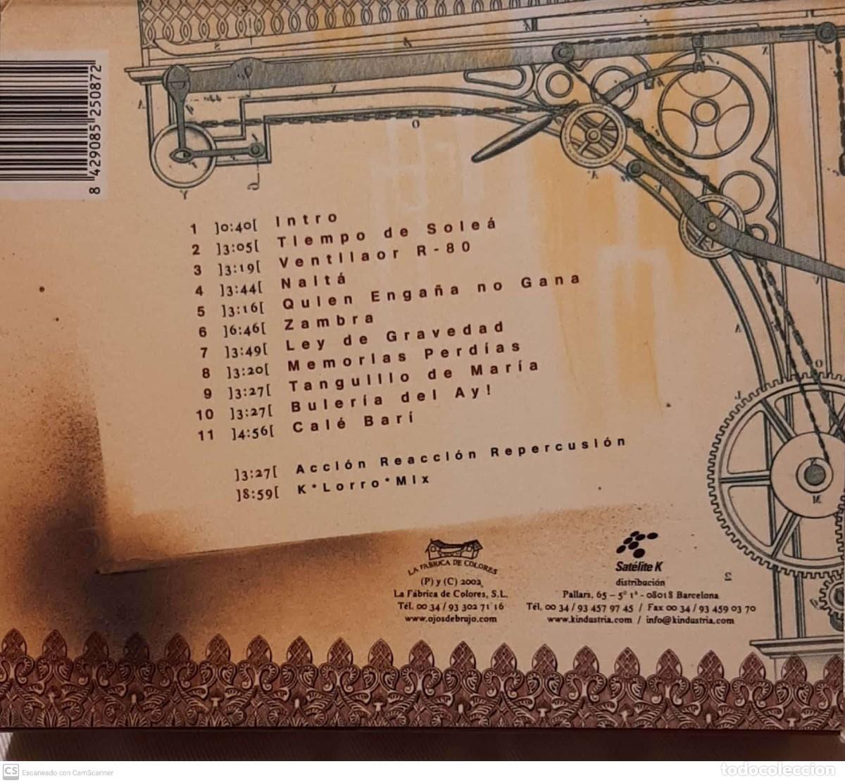 CDs de m&uacute;sica: Ojos de Brujo &lrm;&ndash; Bar&iacute; - Foto 2