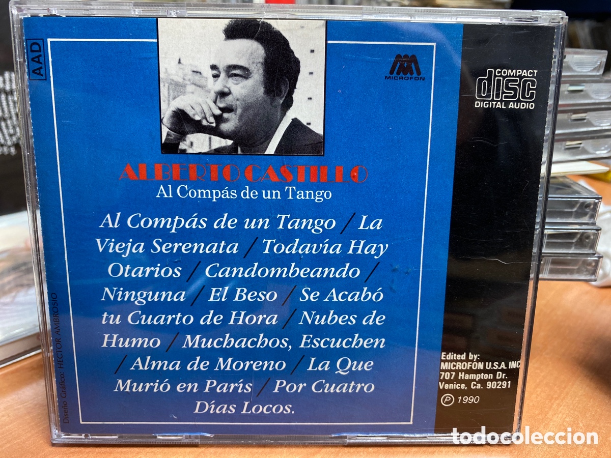 CDs de m&uacute;sica: Alberto Castillo - Al Compas de un Tango (CD, Album) - Foto 2