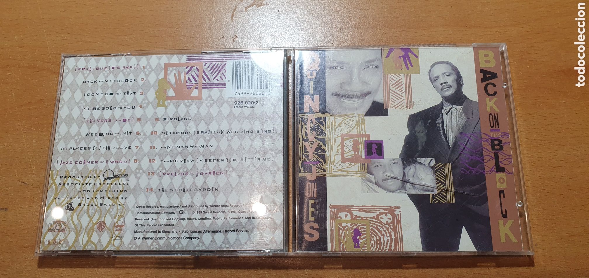 CD di Musica: CD quincy Jones back on the black