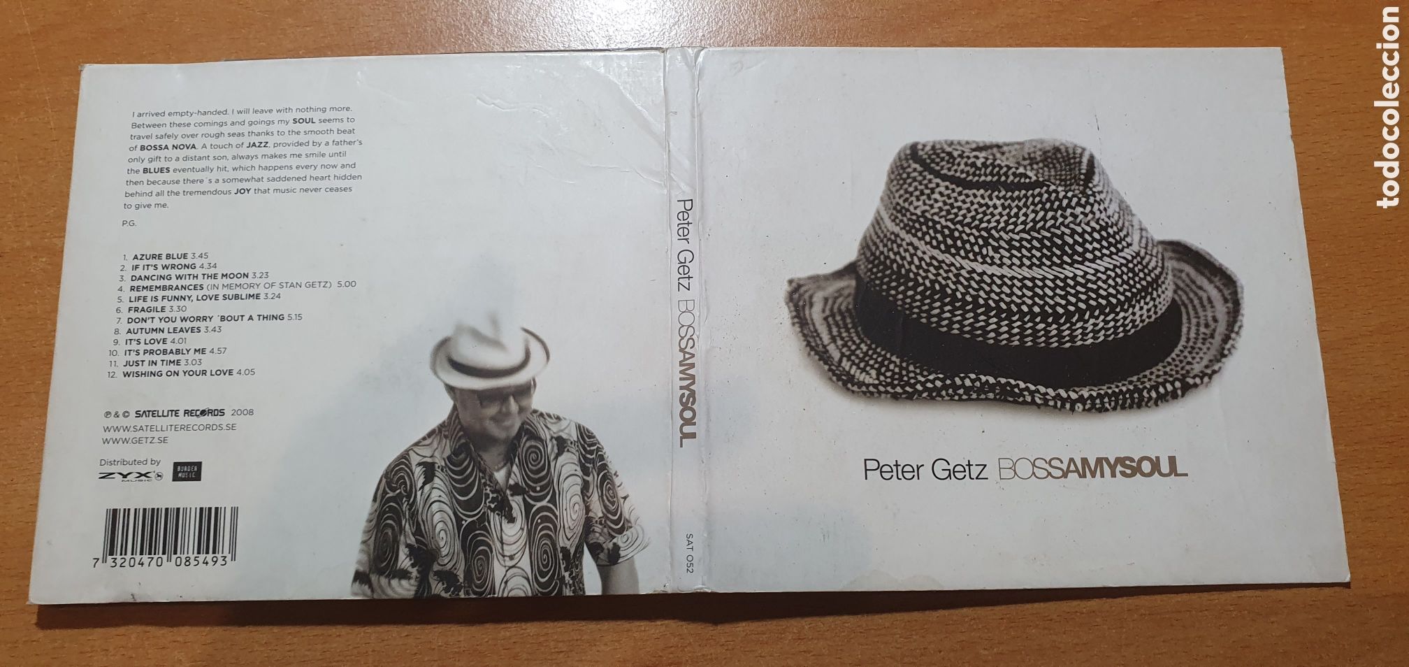 CDs de m&uacute;sica: Cd Peter getz bossamysoul - Foto 1