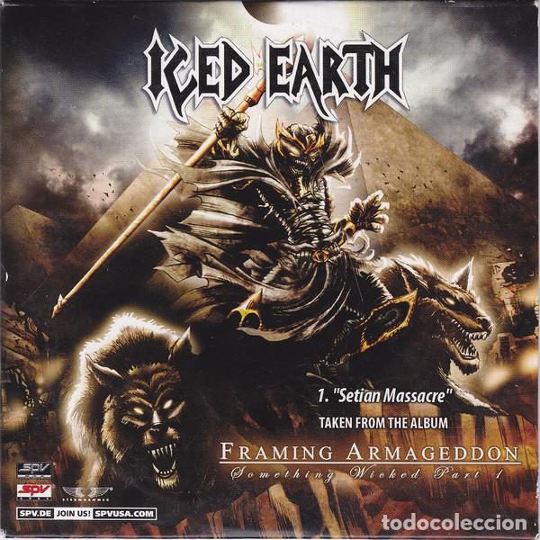 CDs de m&uacute;sica: ICED EARTH. TYPE o NEGATIVE-ENGEL. MINI CD 3cm. PROMO - Foto 1