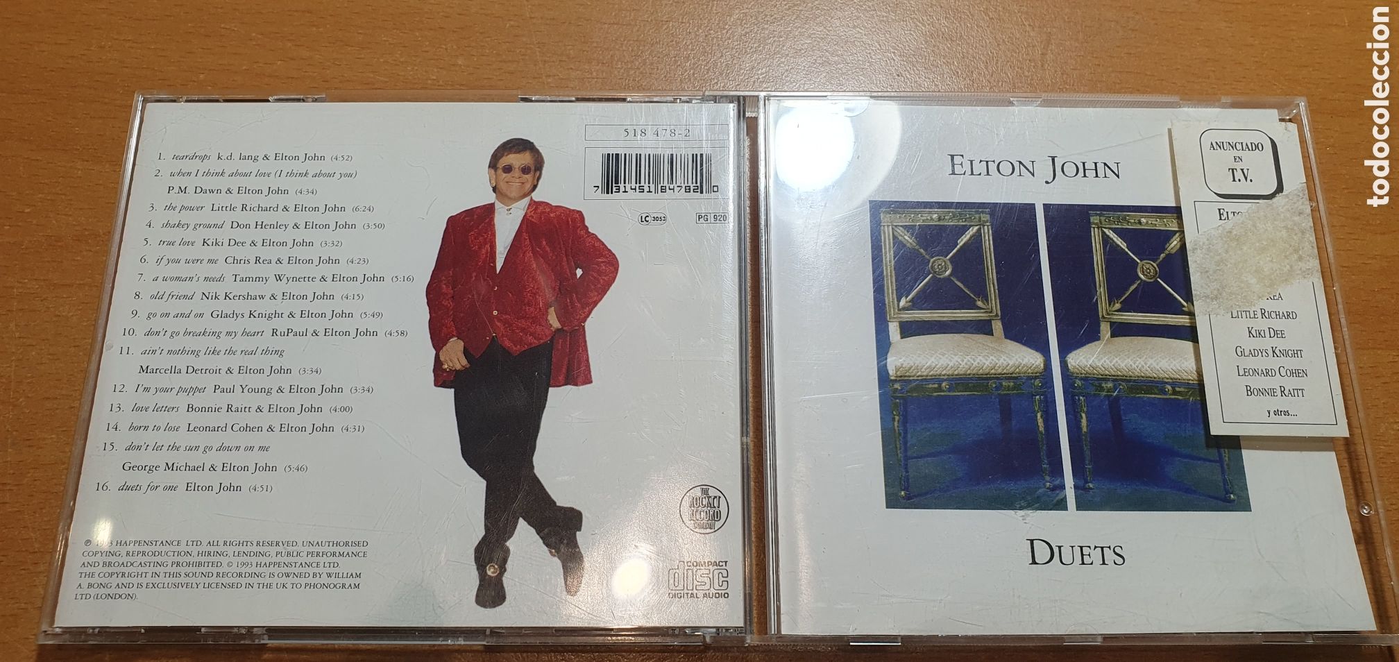 CDs de m&uacute;sica: CD Elton John duets - Foto 1