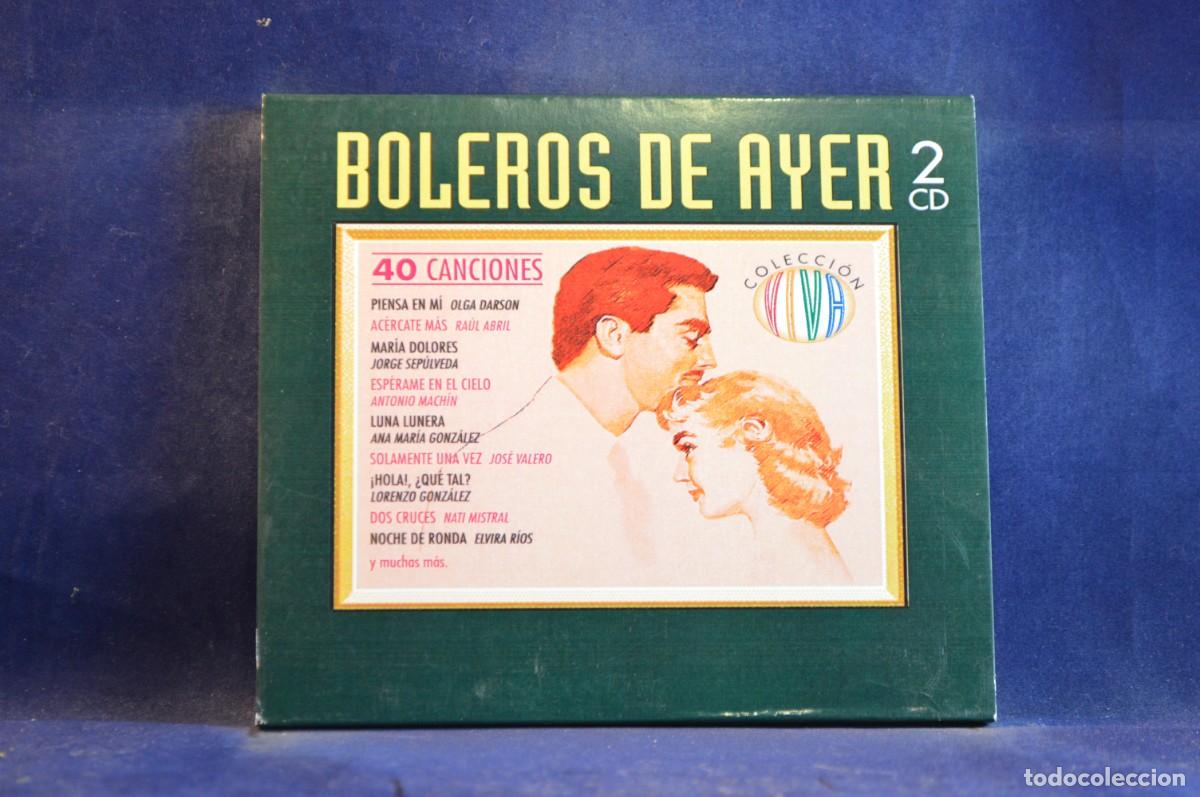 CDs de m&uacute;sica: VARIOS - BOLEROS DE AYER - 2 CD - Foto 1