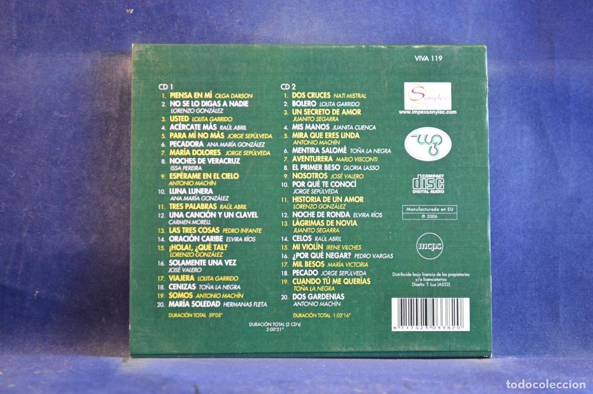 CDs de m&uacute;sica: VARIOS - BOLEROS DE AYER - 2 CD - Foto 2